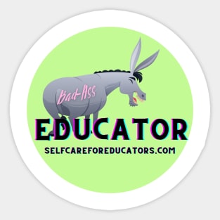 Bad-Ass Educator Sticker